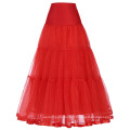 Grace Karin Women&#39;s Retro Dress Underkirt Robe vintage rouge crinoline Petticoat CL010421-4